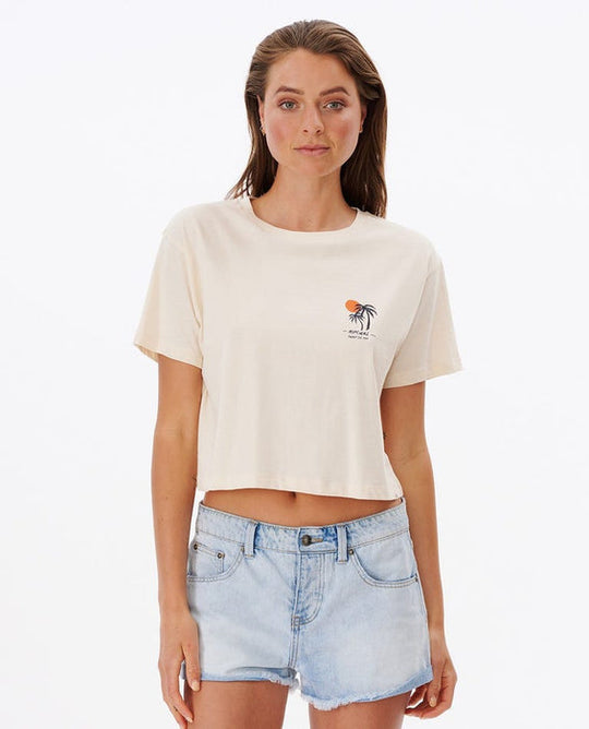 Tropic Sun Crop Tee