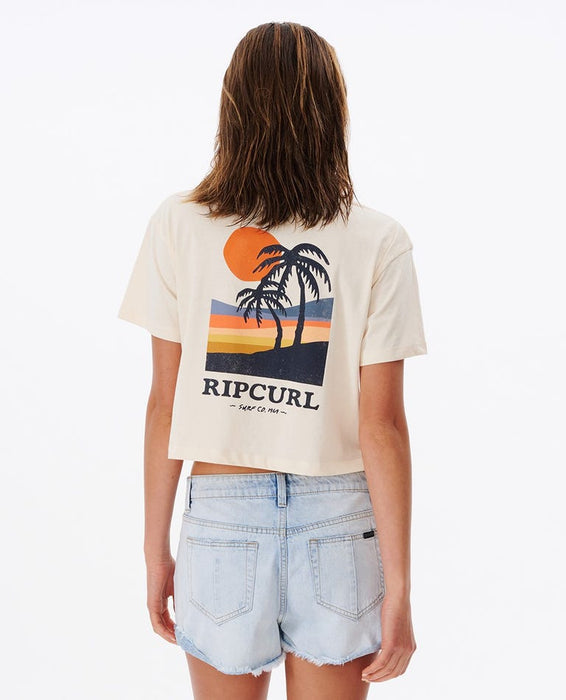 Tropic Sun Crop Tee