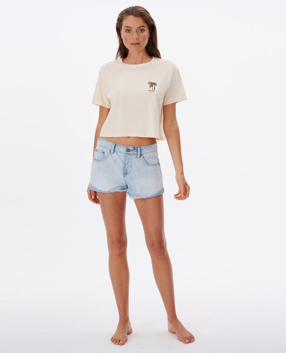 Tropic Sun Crop Tee