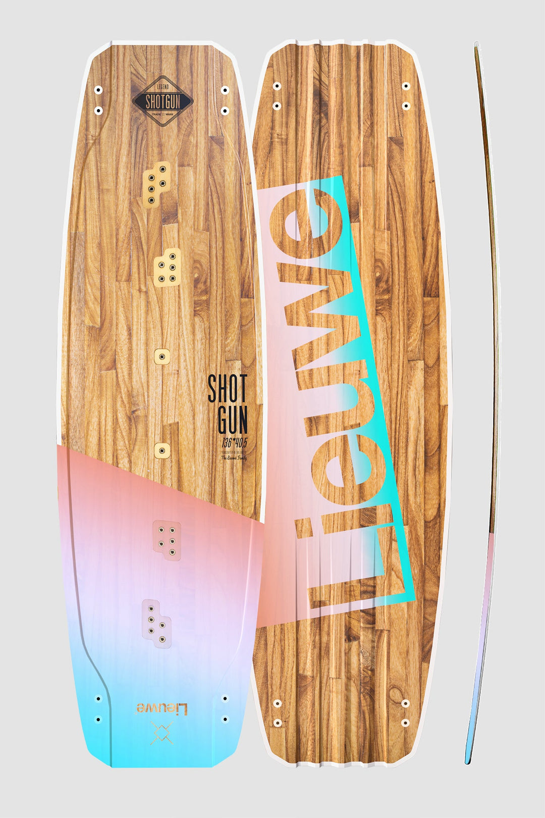 Shotgun California - Gradient Series - Kiteboard twintip front and back