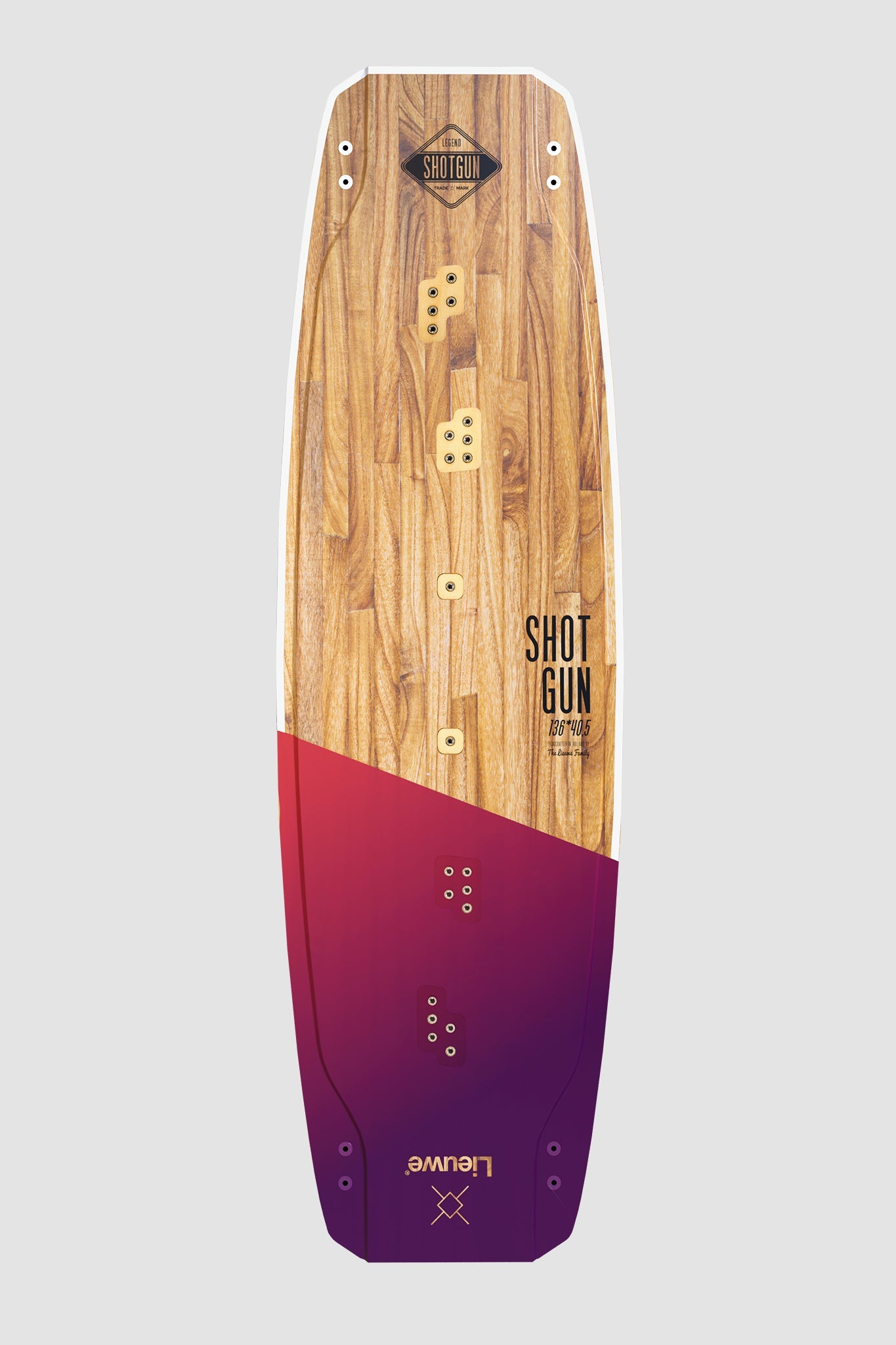 Shotgun Burlesque - Gradient Series - Kiteboard twintip front