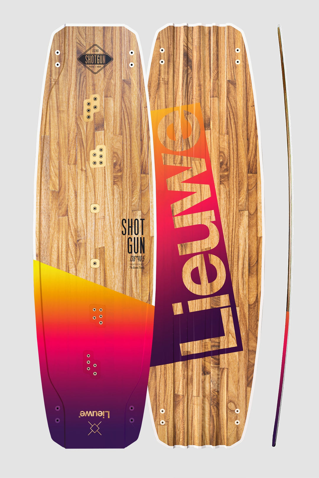 kiteboard shotgun turbo gradient top and bottom