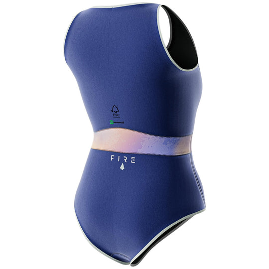 Fire Sleeveless Shorty Front V-Zip 2/2