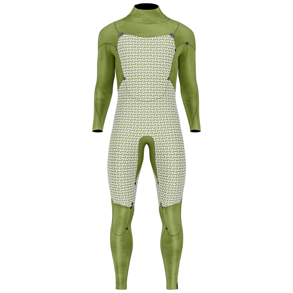 Prolimit Predator Steamer Freezip 4/3 herenwetsuit – binnenzijde vooraanzicht