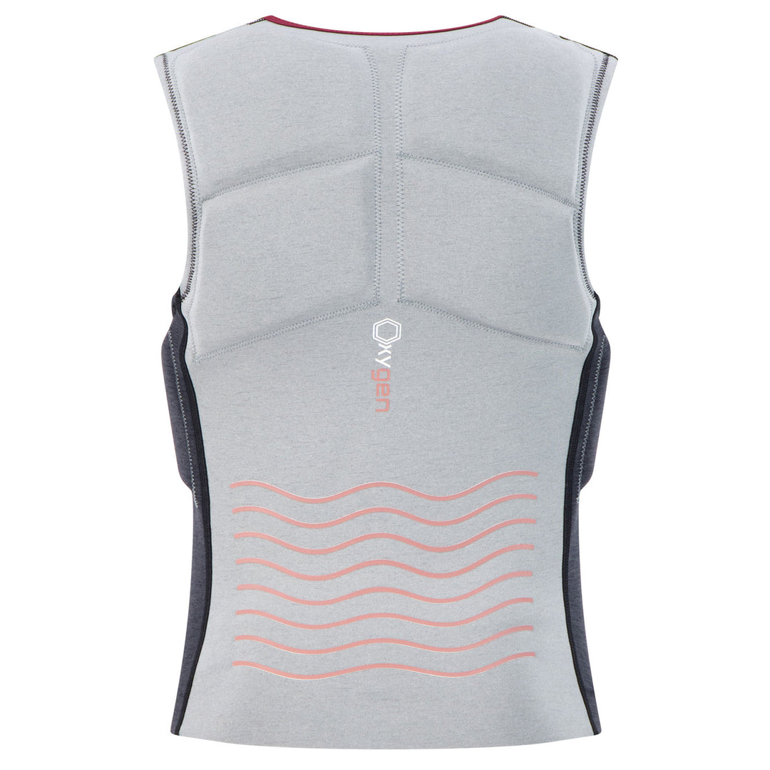 Oxygen Stretch vest Half PaddedFrontzip