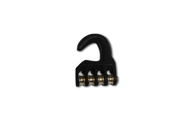Pulley-Hook Aluminium 4 rollers - 20 mm