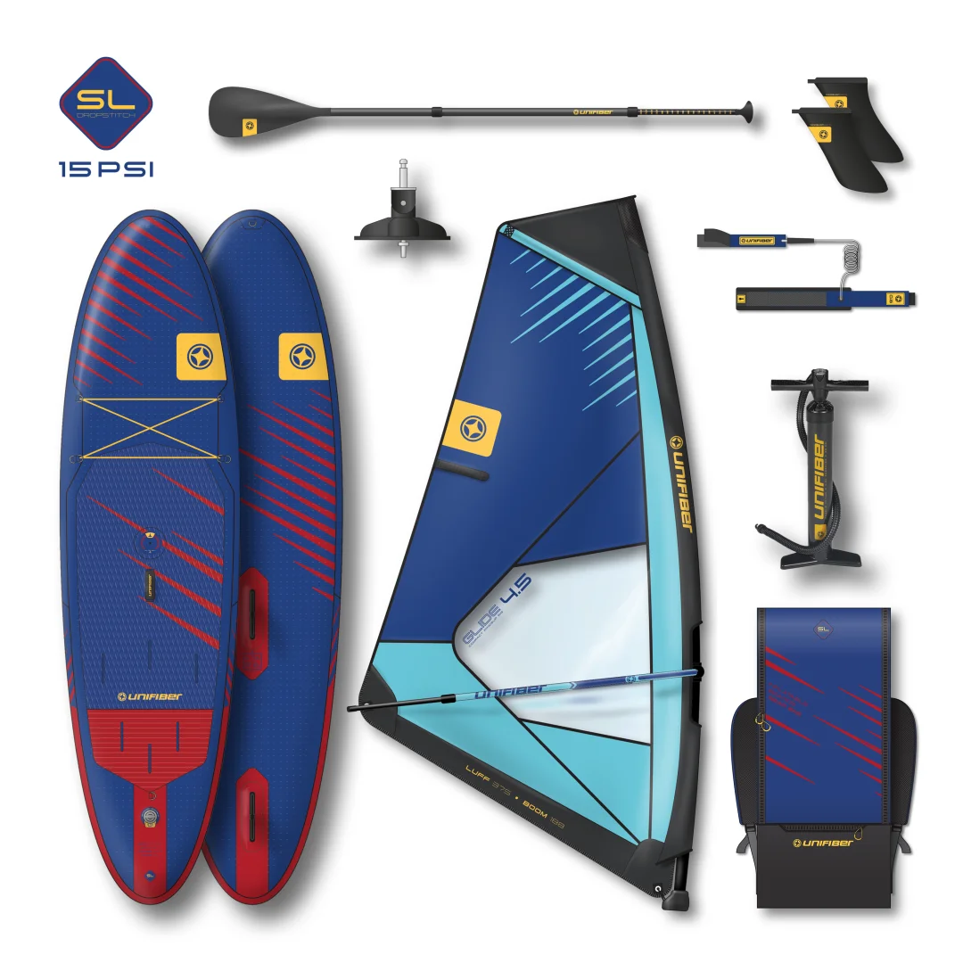 Oxygen iWindSup (SL) 10'7" & Glide Rig Paddle Leash