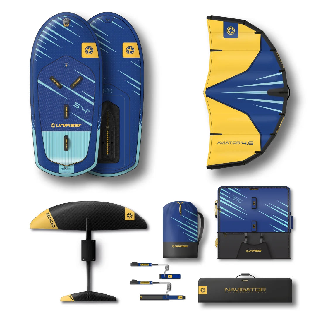 Impulse 5'4 (FCD) & 4.0 Wing, 1600 Front Wing Foil and Leash