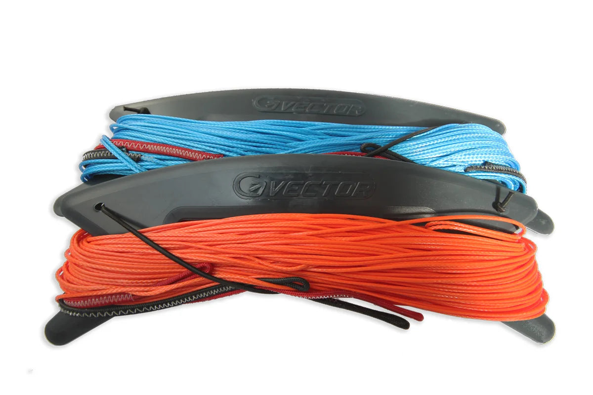 Vector Quad Pro kitelines 4x27m 375/375kg blue/orange