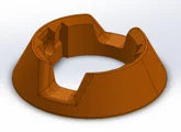 Baseplate Elite Bottom Cap Tendon Joint Orange