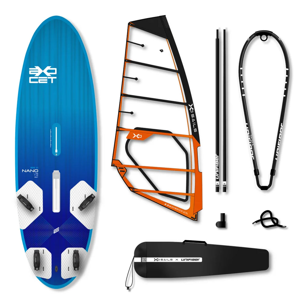 Nano V4 Daggerboard AST 155 & XO Sails Maverick Rig