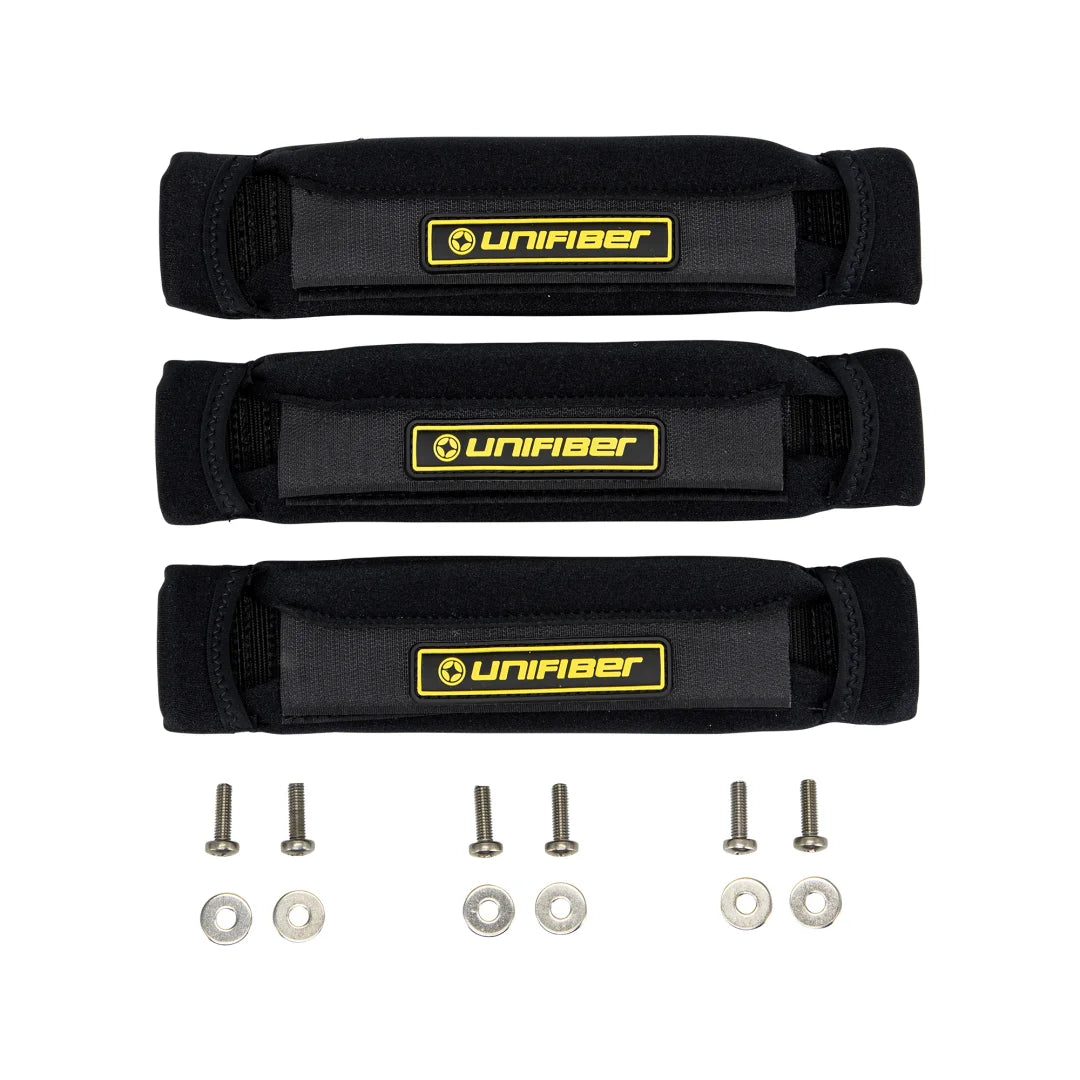 Neon Footstrap Set (3x) Incl. Srews & Washers