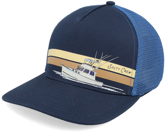 Water Line Navy A-Frame Trucker