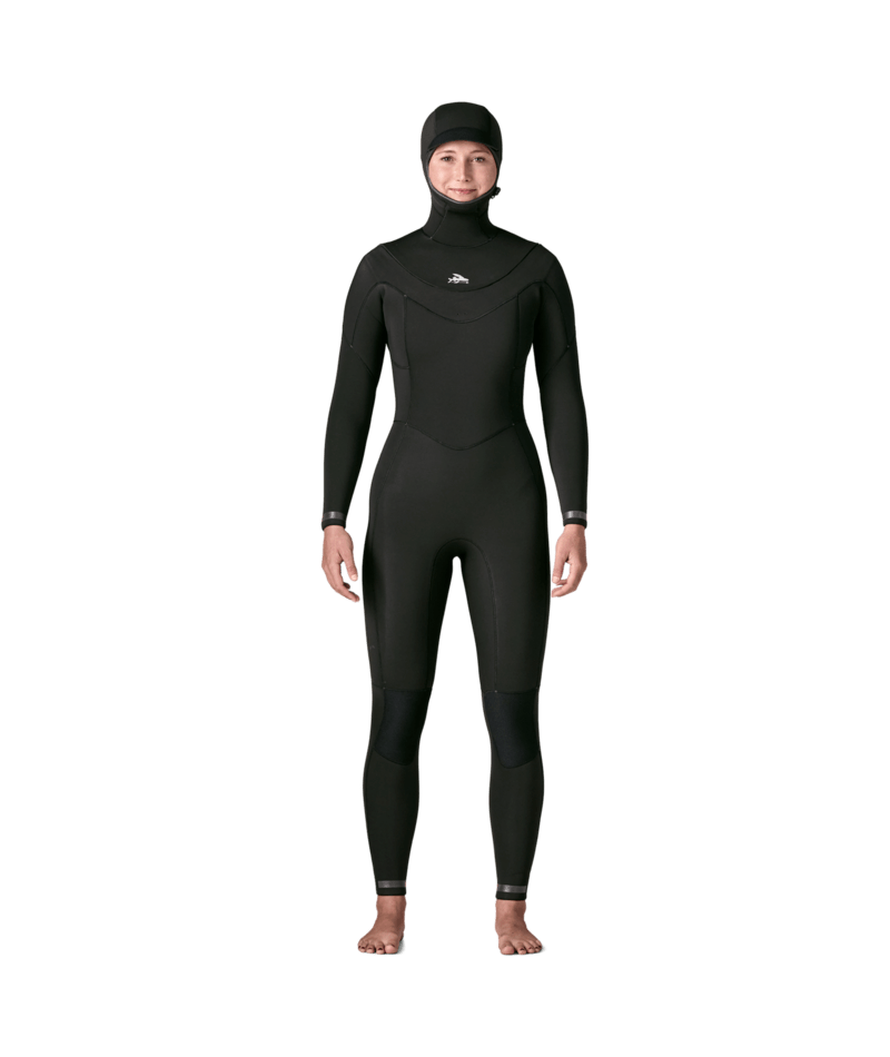Patagonia Women's Regulator 5/4 Hooded U-Zip Wetsuit