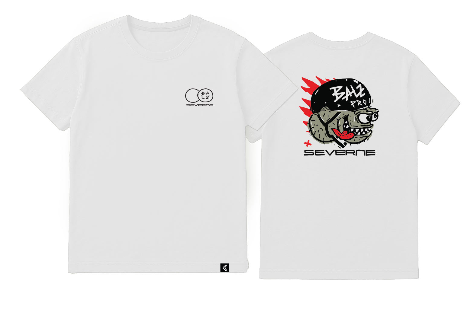 LOGO T - BALZ PRO SHORT SLEEVE WHITE