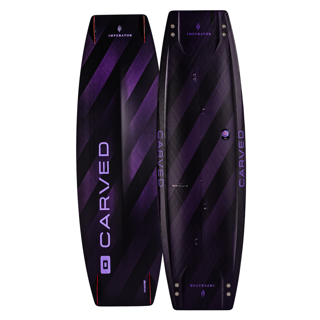 CARVED Imperator 7 limited edition purple top and bottom view