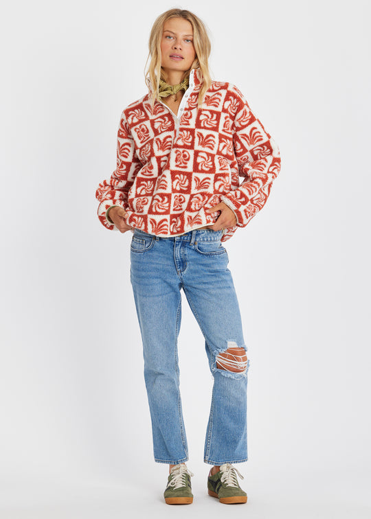 SUN & SOL PULLVER LS FLEECE