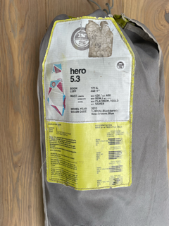 North Sails Hero 5.3 Windsurf Sail set