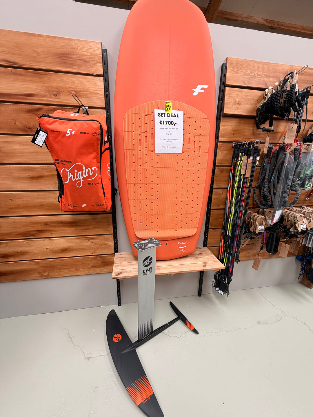 F-ONE WINGSET Origin + Rocket + Cabrinha Foil!