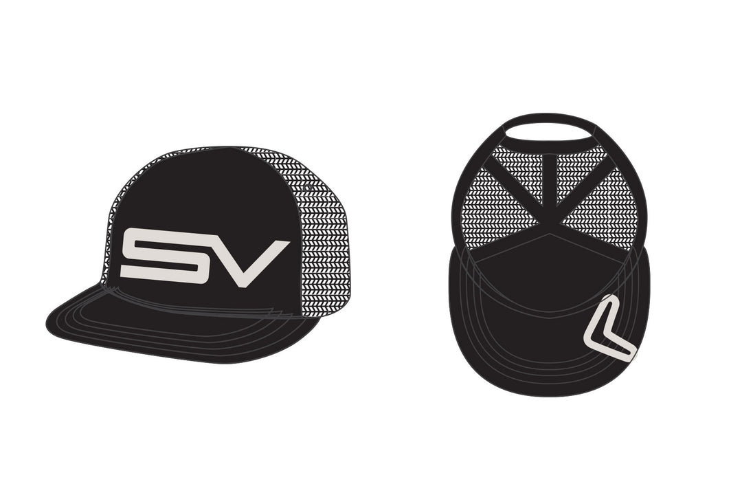 MESH TRUCKER CAP - BLACK