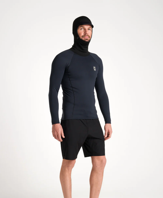Thermal Skins Mens LS Hooded Vest