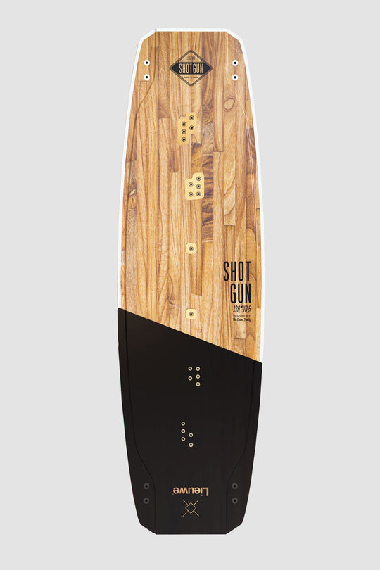 Shotgun Black - Single Color - Kiteboard twintip front