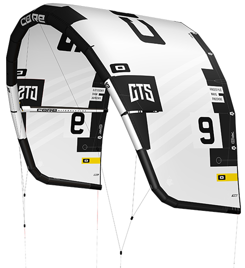 CORE GTS6 kite cutout on white background