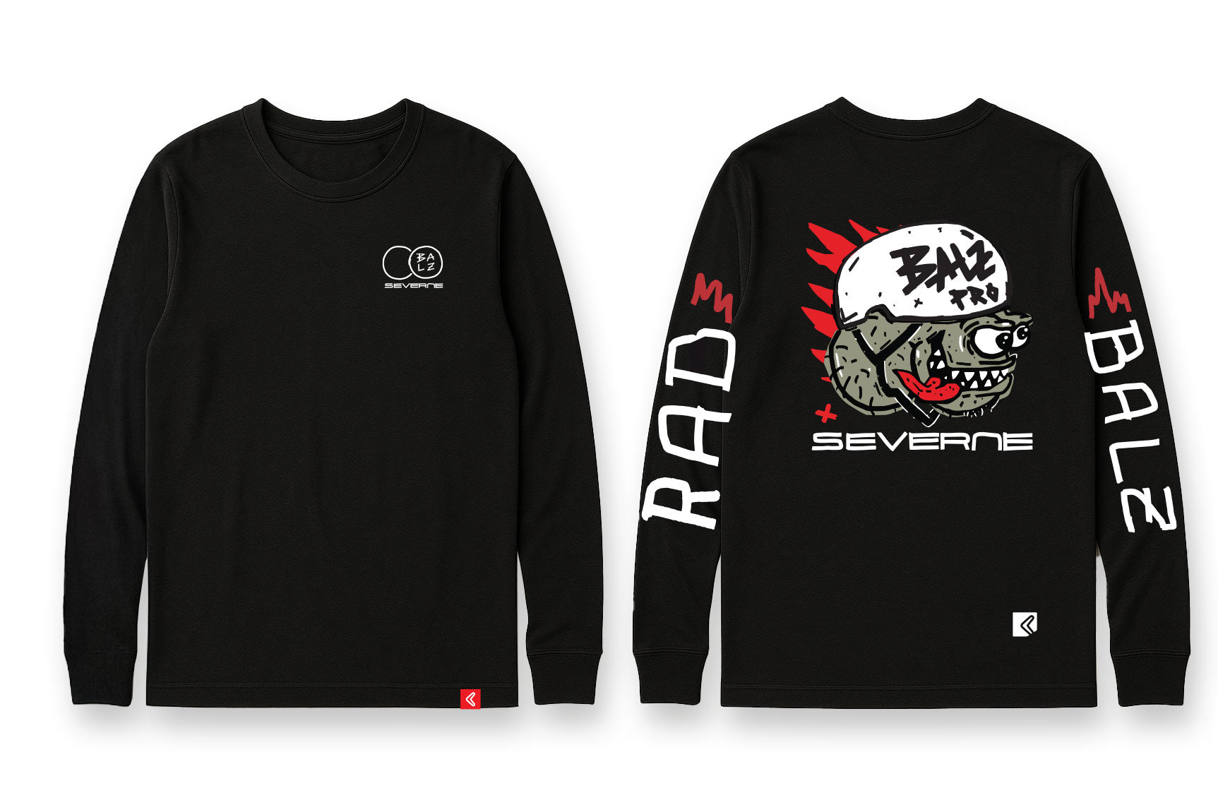 LOGO T - BALZ PRO LONG SLEEVE BLACK