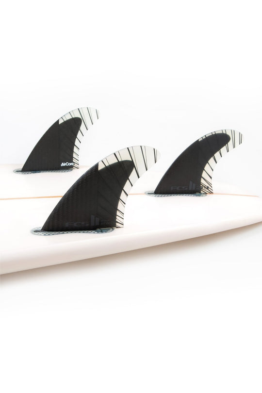 FCS ll Reactor PC Carbon Large Black/Charcoal Tri Retail Fins