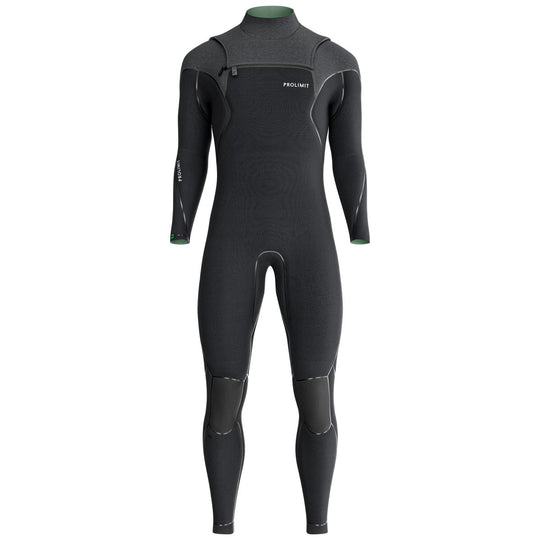 Prolimit Mercury Steamer Freezip 6/4 herenwetsuit zwart achteraanzicht