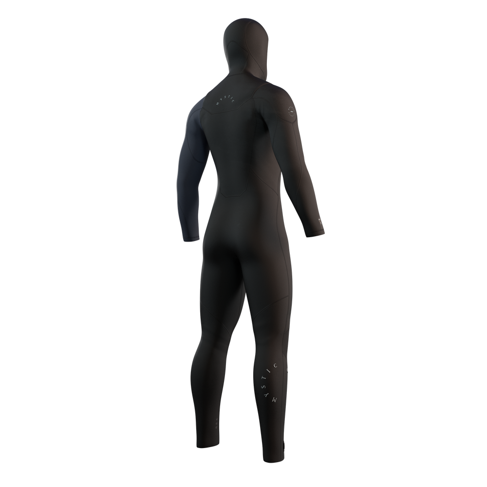 Mystic Marshall Hooded Fullsuit 5/3mm Fzip in zwart, productaanzicht 2