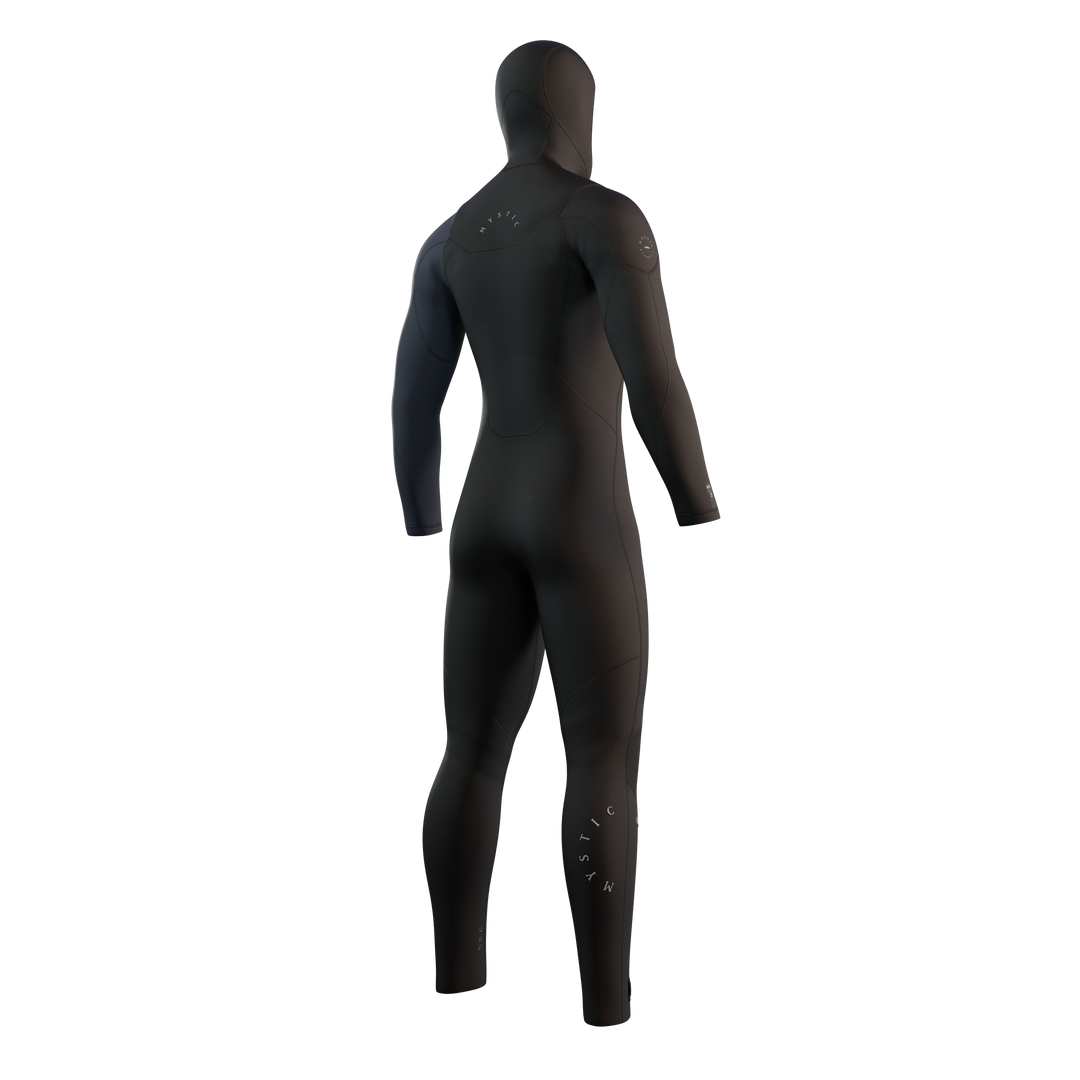 Mystic Marshall Hooded Fullsuit 5/3mm Fzip in zwart, productaanzicht 2