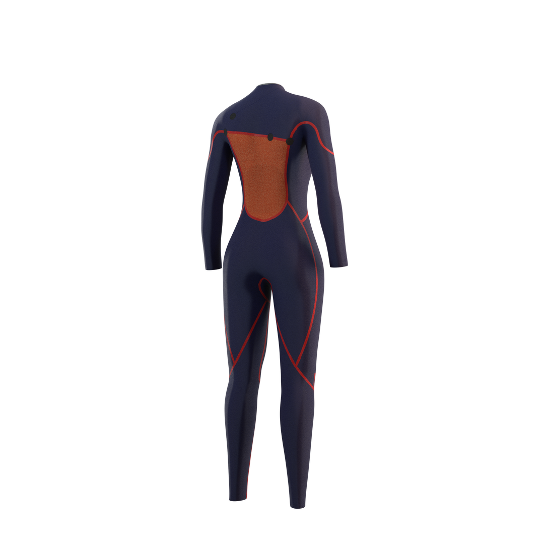Mystic The One Fullsuit 3/2mm Zipfree in zwart, productaanzicht 4