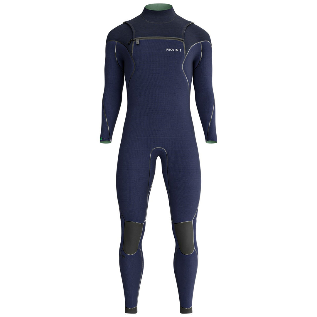 Prolimit Mercury Steamer FZ 4/3 herenwetsuit – navy achteraanzicht