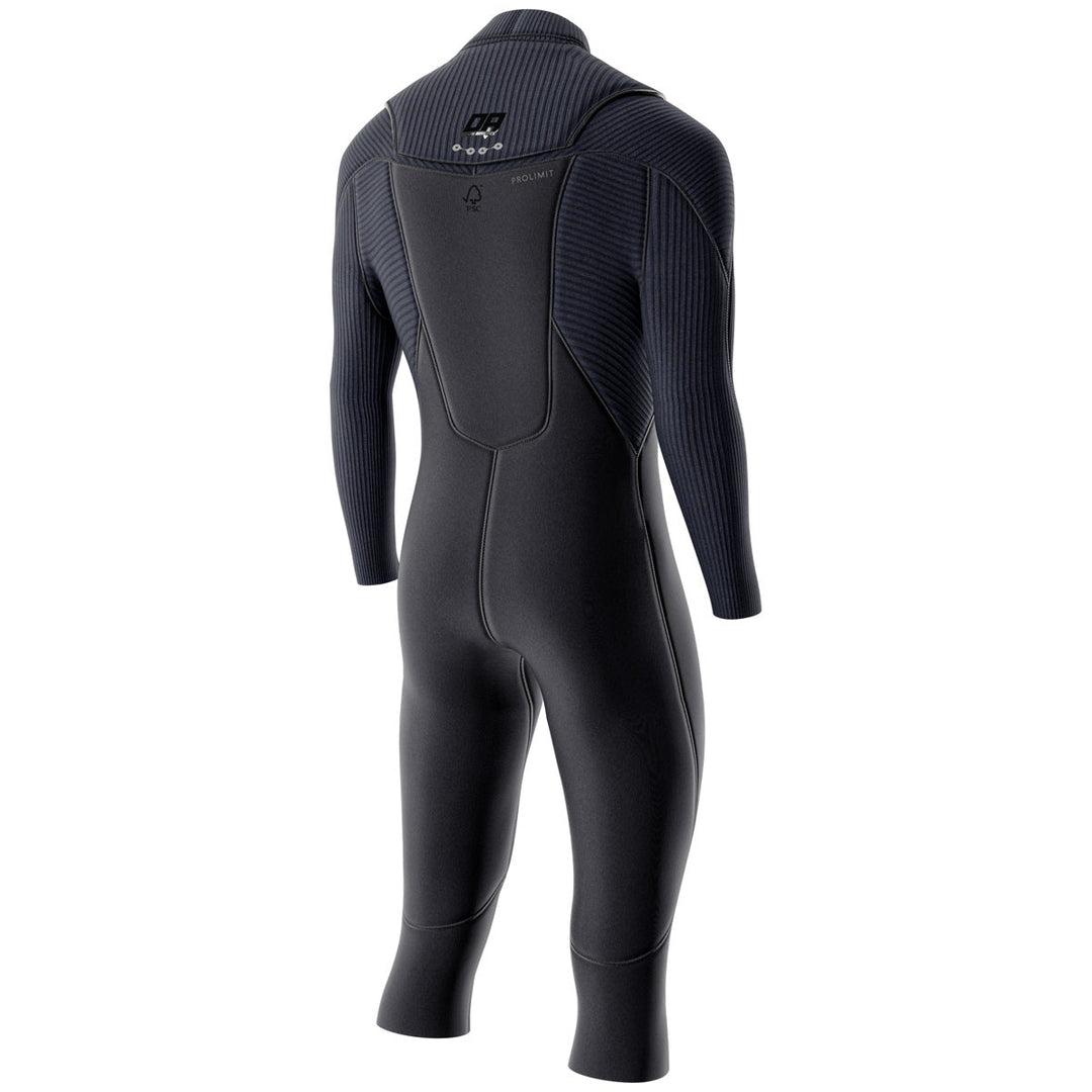Prolimit Predator Steamer 3/4 Leg FZ 3/2 herenwetsuit – zwart binnenkant vooraanzicht