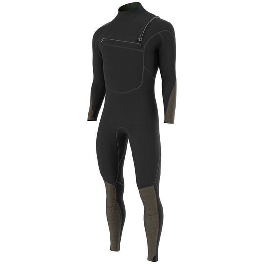 Prolimit Shield Steamer Free-X 3/2 herenwetsuit – zwart schuin vooraanzicht