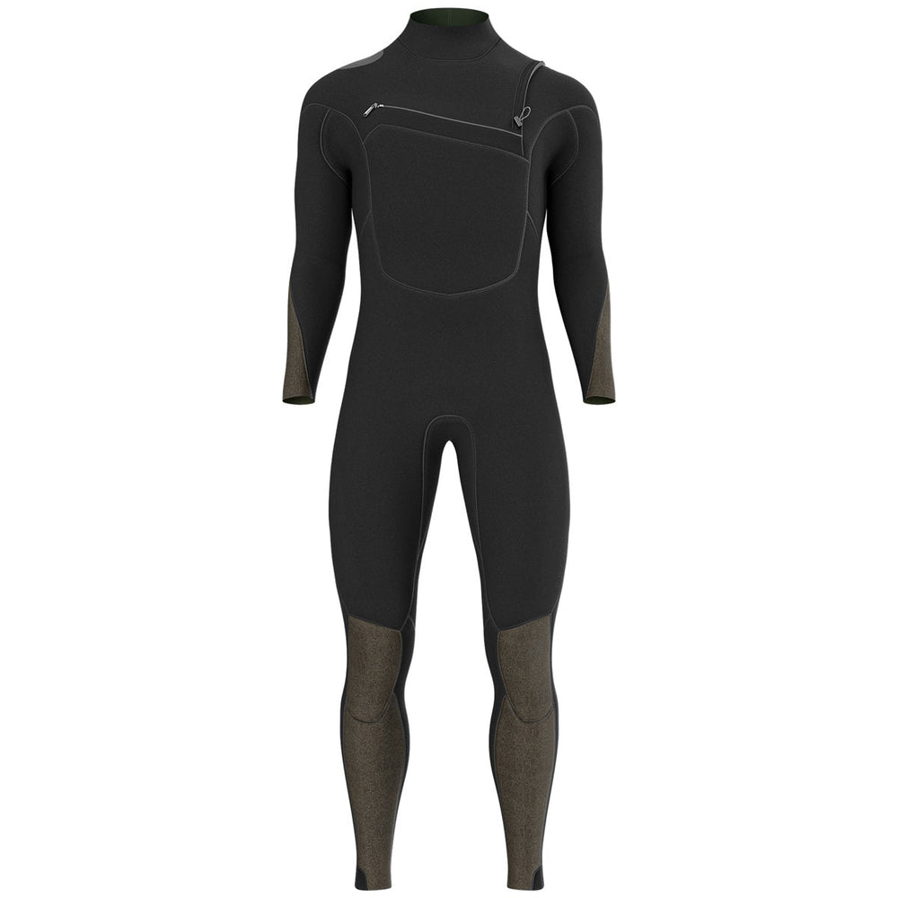 Prolimit Shield Steamer Free-X 3/2 herenwetsuit – zwart achteraanzicht