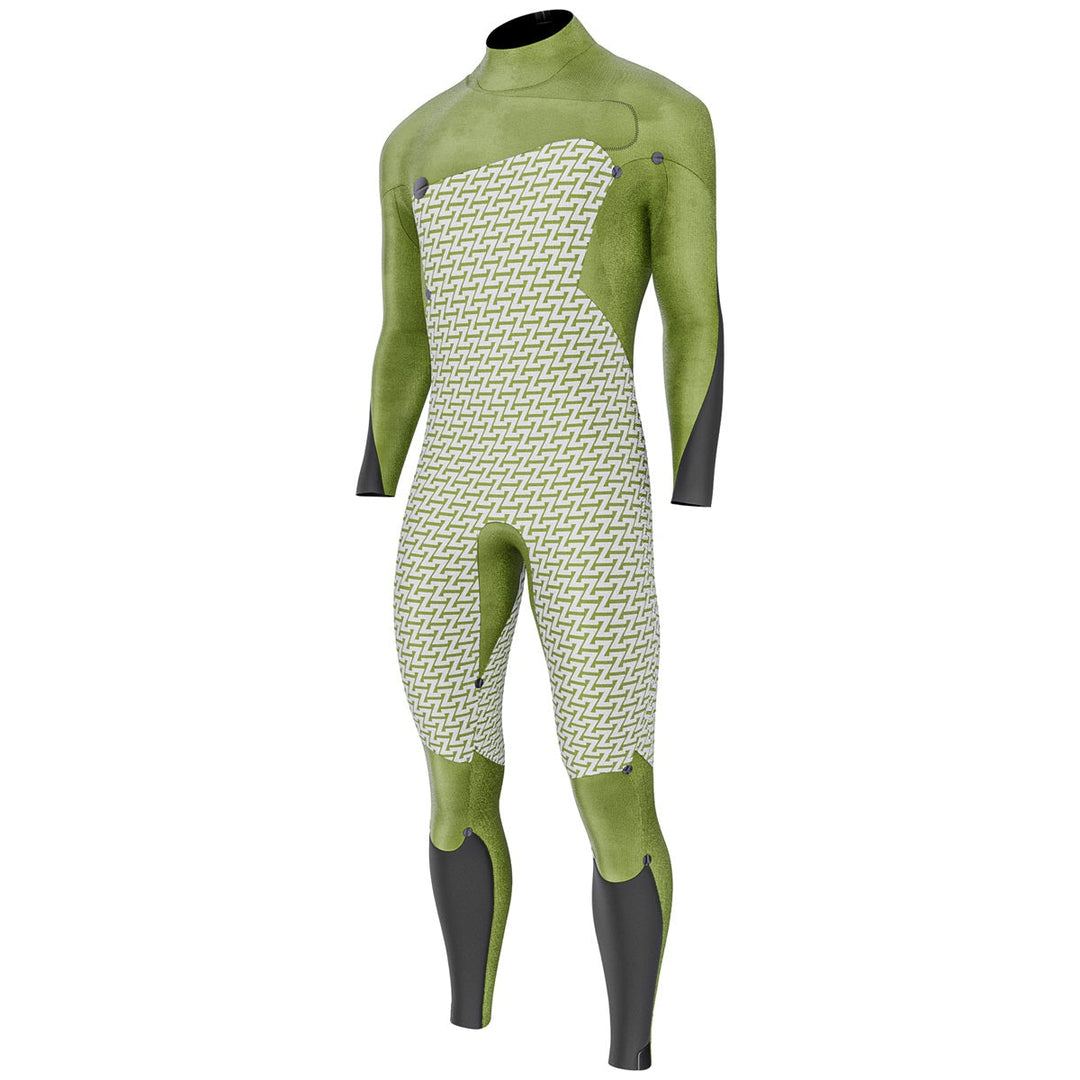 Prolimit Shield Steamer Free-X 3/2 herenwetsuit – zwart binnenkant achteraanzicht