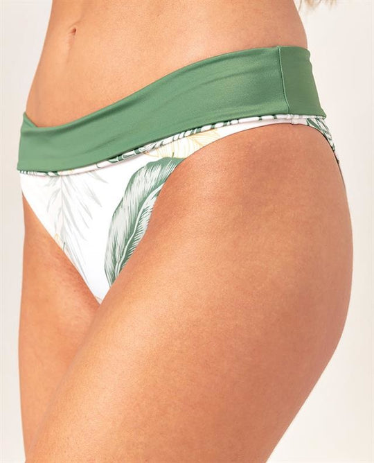 COASTAL PALMS ROLLUP GOOD BIKINI PANT