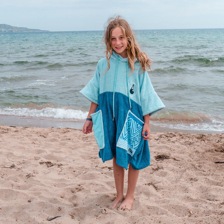 Bamboo beachponcho Kids-ponchino Maxi