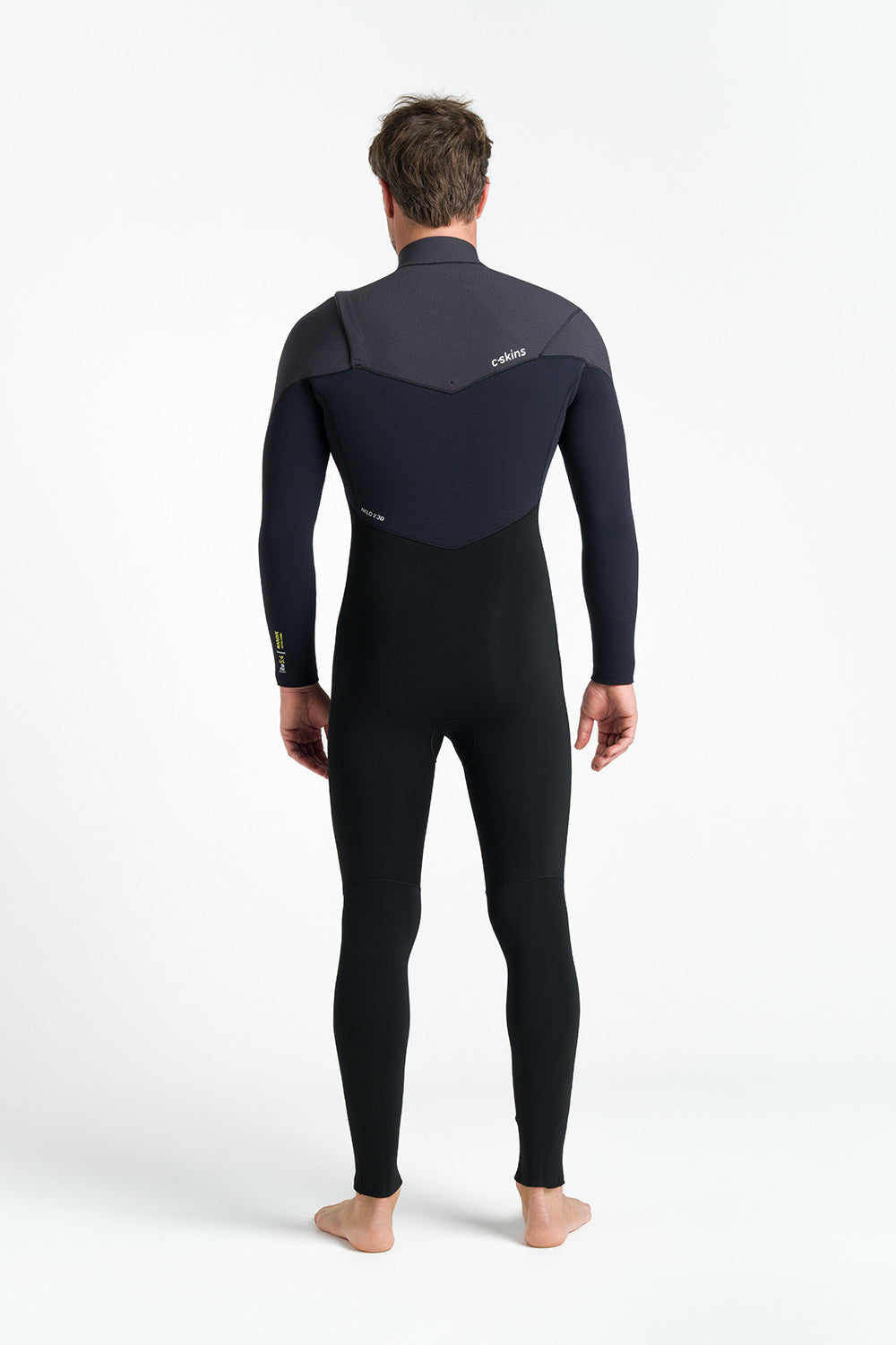 NuWave ReWired 5/4 herenwetsuit zwart productaanzicht