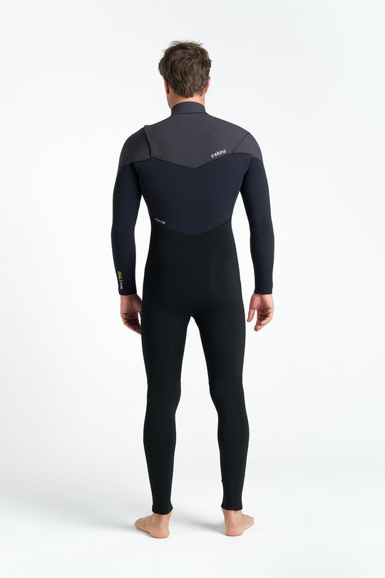 NuWave ReWired 5/4 herenwetsuit zwart productaanzicht