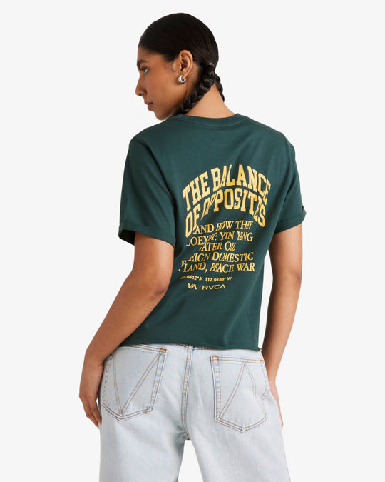 RVCA -  Trophy Cuffed T-Shirt - Women