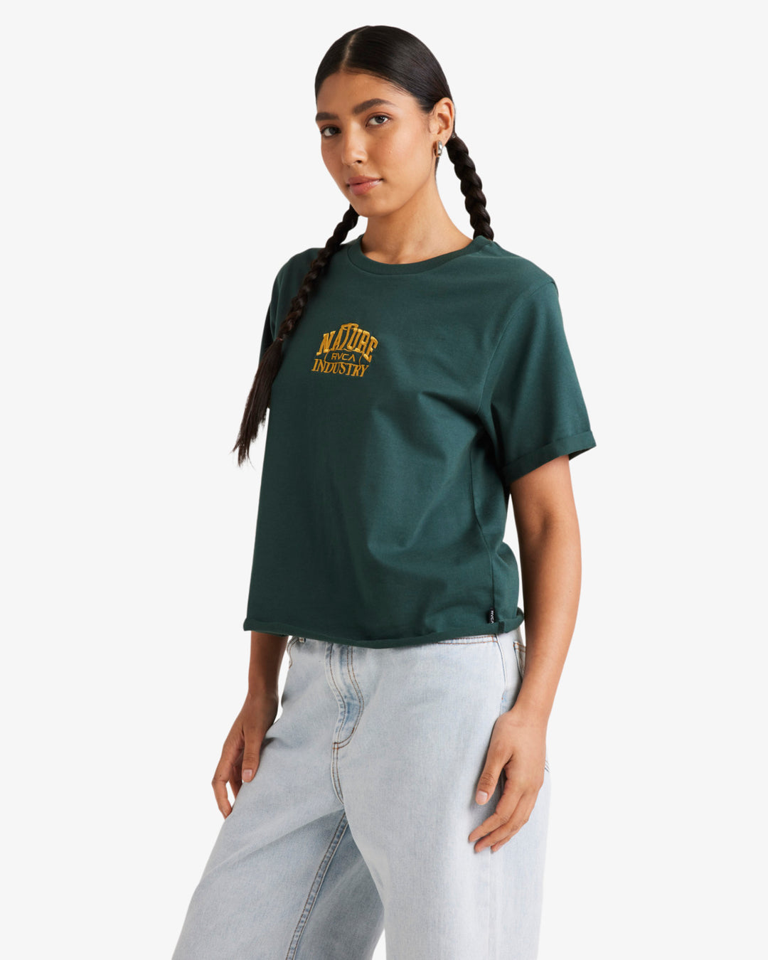 RVCA -  Trophy Cuffed T-Shirt - Women